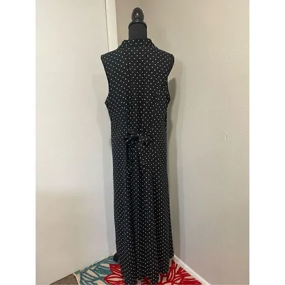 Christopher & Banks Sleeveless Maxi Dress Size 14 - Picture 4 of 9